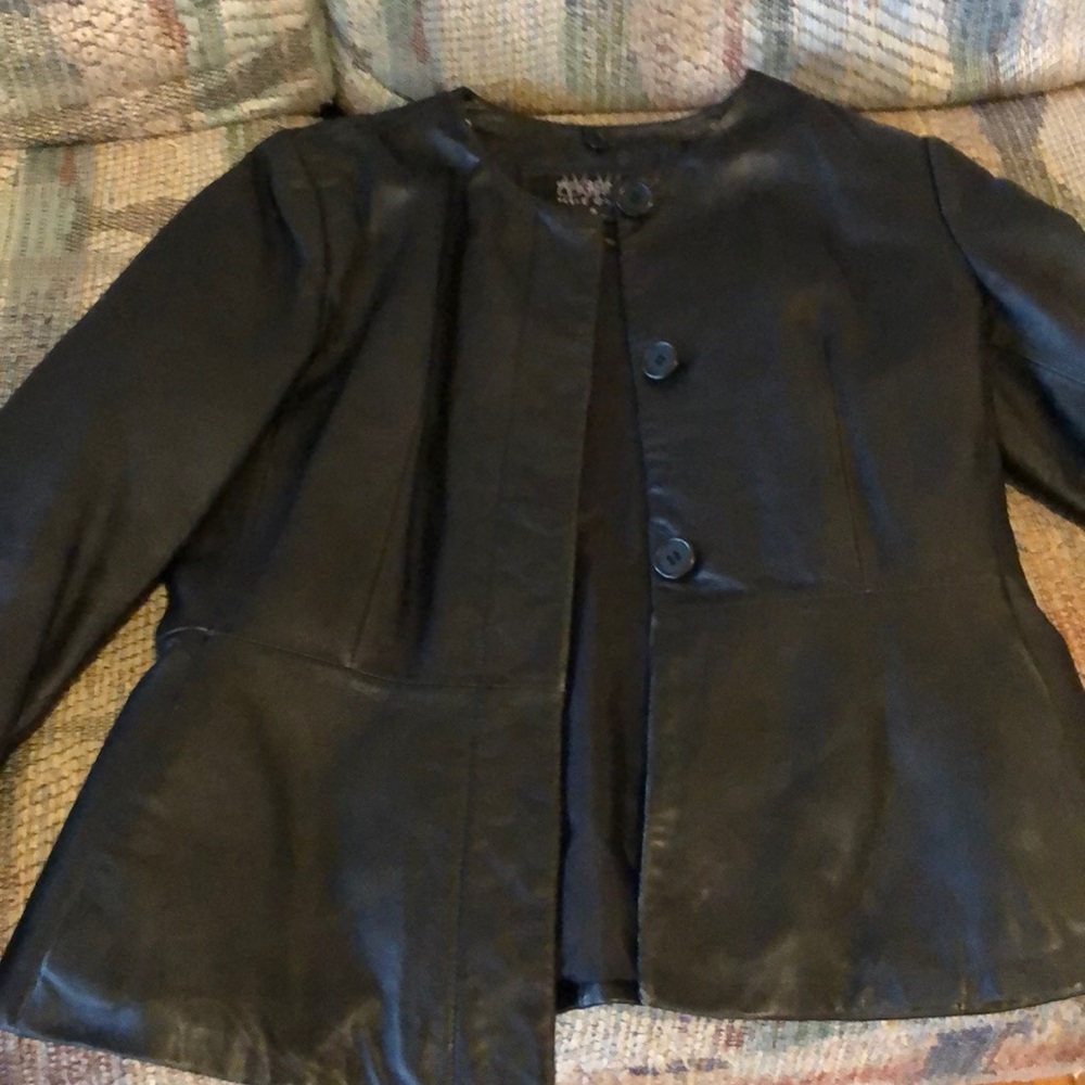 Leather jacket